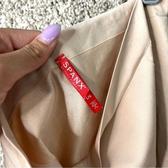 Spanx Tan Nude Haigh Waisted Shapewear Underwear in Size Large - Picture 2 of 4